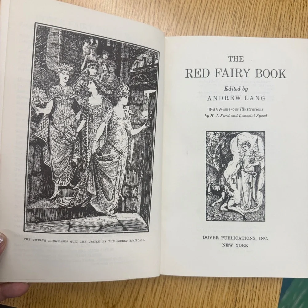 Dover Andrew Lang Fairy Tale Books Box Set 4 Vols Blue Red Green Yellow Good